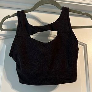 Lululemon sports bra with keyhole
